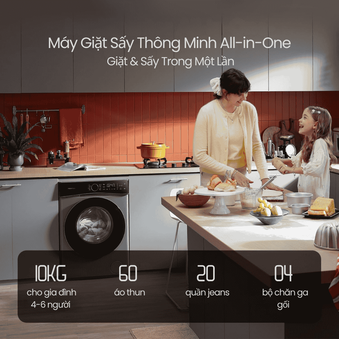 Máy Giặt - Sấy Roborock Zeo Lite