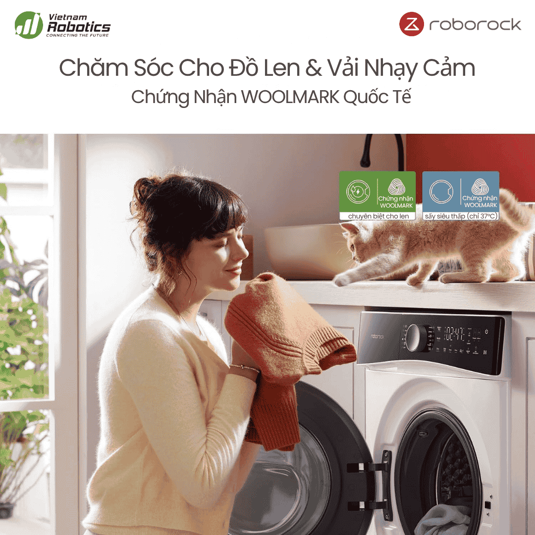 Máy Giặt Sấy Thông Minh Roborock Zeo One