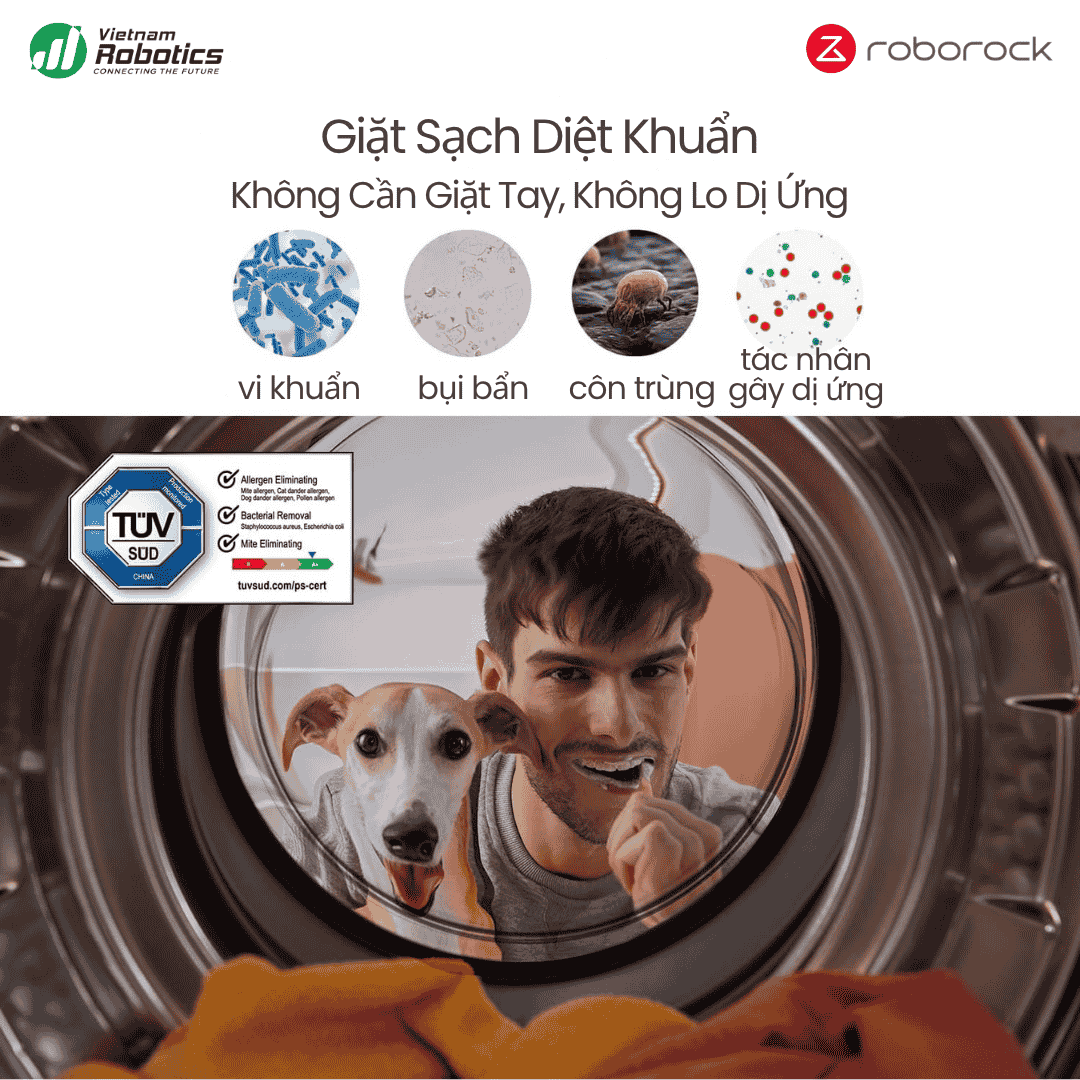 Máy Giặt Sấy Thông Minh Roborock Zeo One