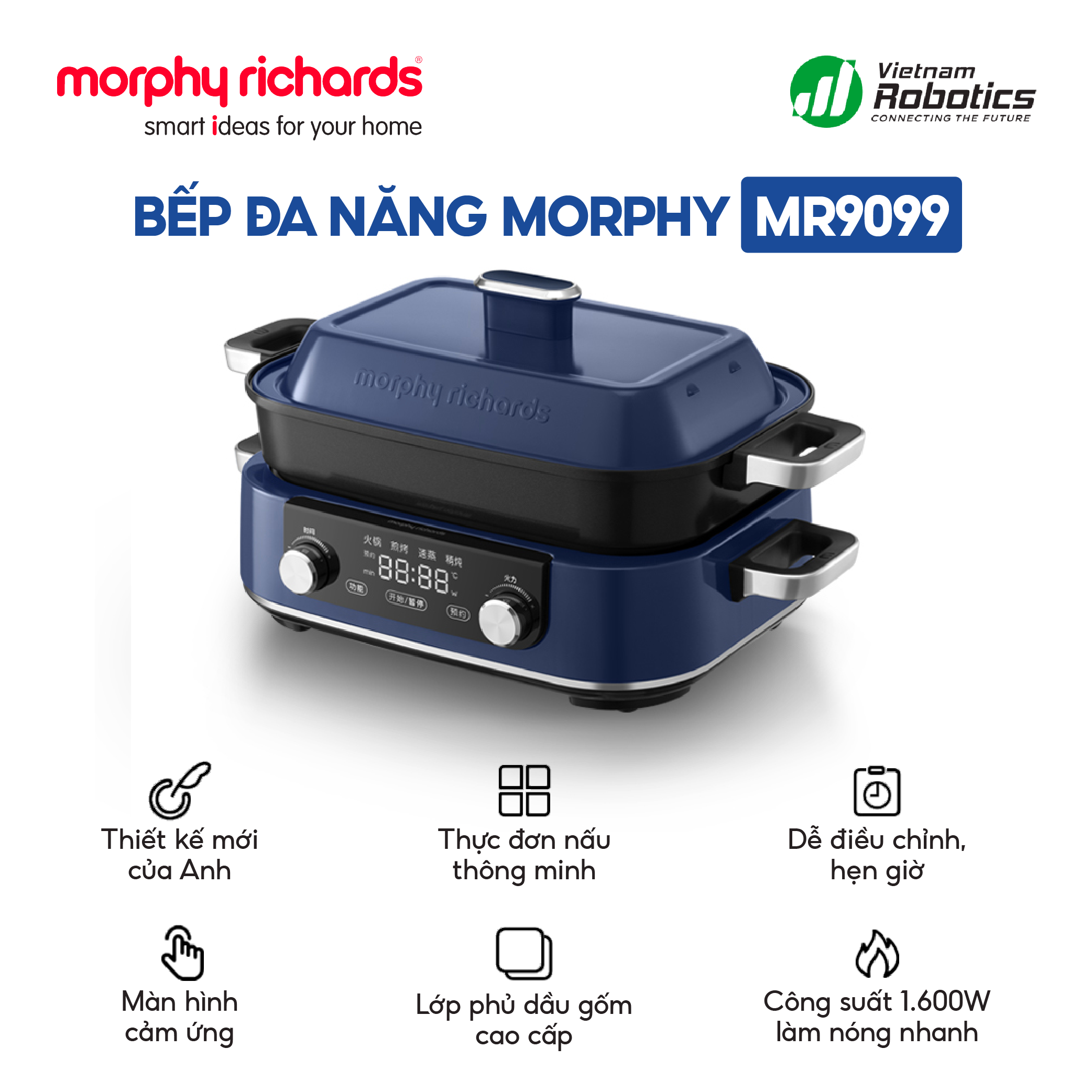 Nồi Điện Đa Năng Kỹ Thuật Số Morphy Richards MR9099