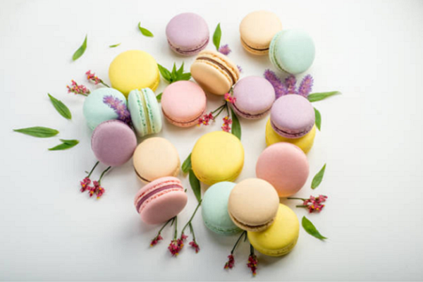 Bánh Macarons hảo hạng, không chứa gluten