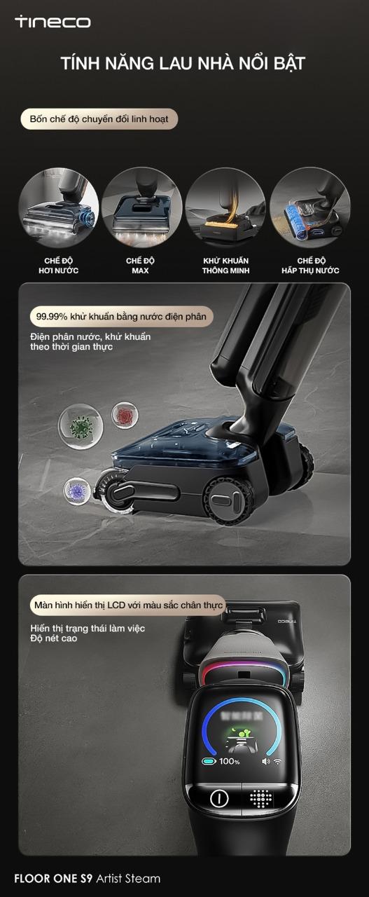 Tineco Floor One S9 Artist Steam