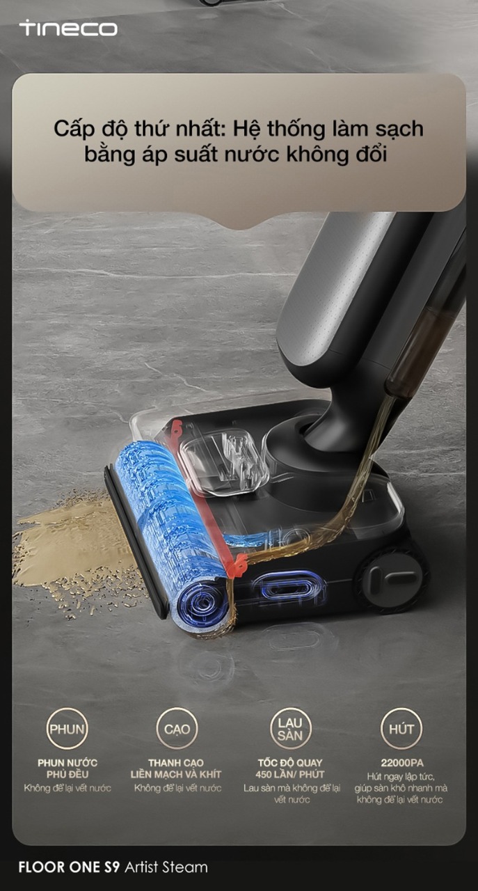 Tineco Floor One S9 Artist Steam