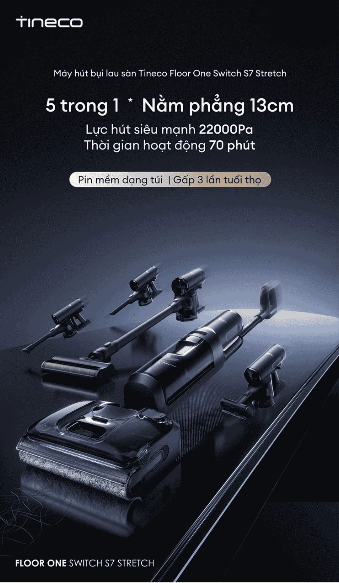 Tineco Floor One Switch S7 Stretch