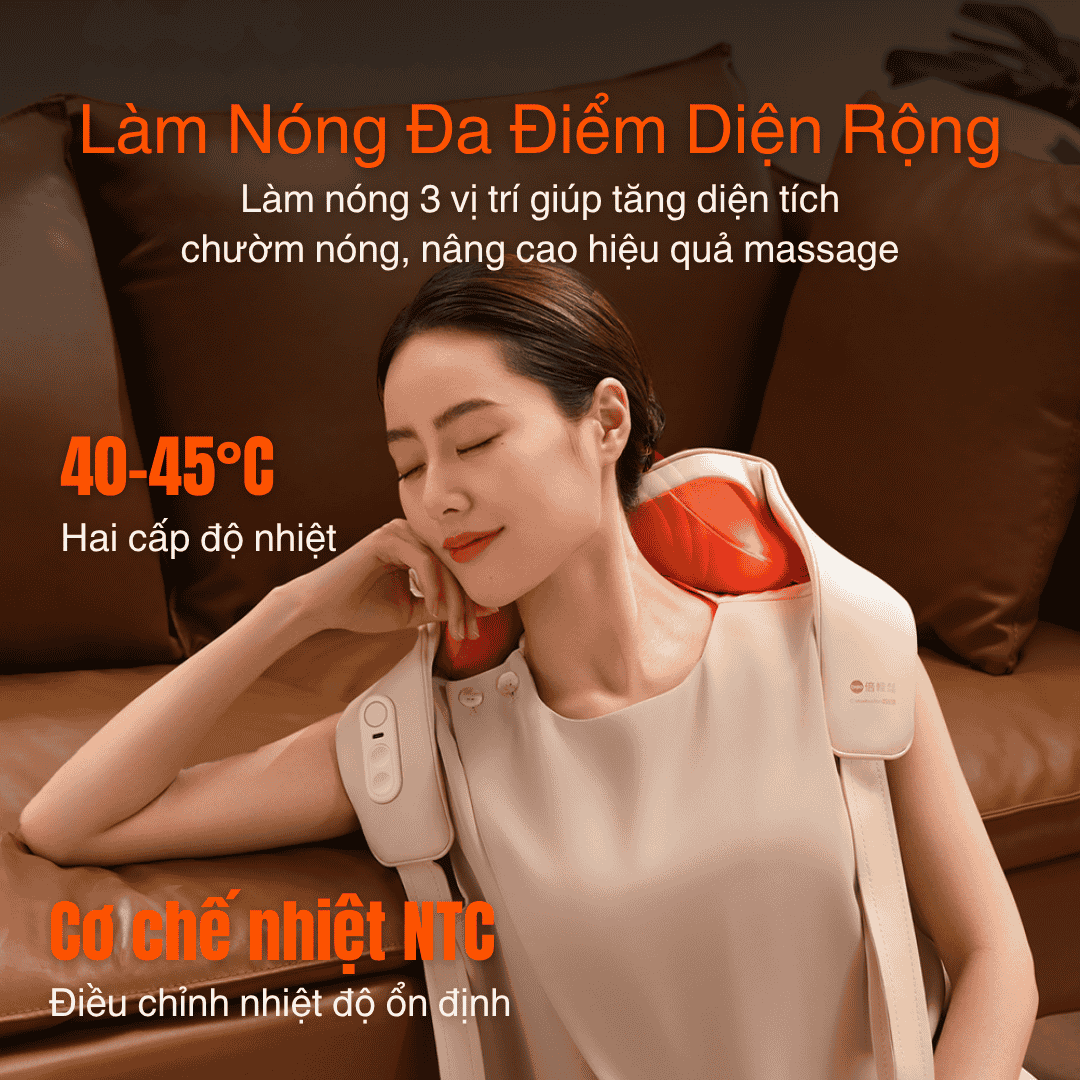 Máy Massage Cổ Vai Gáy Breo N6 Mini - Bảo hành 1 năm