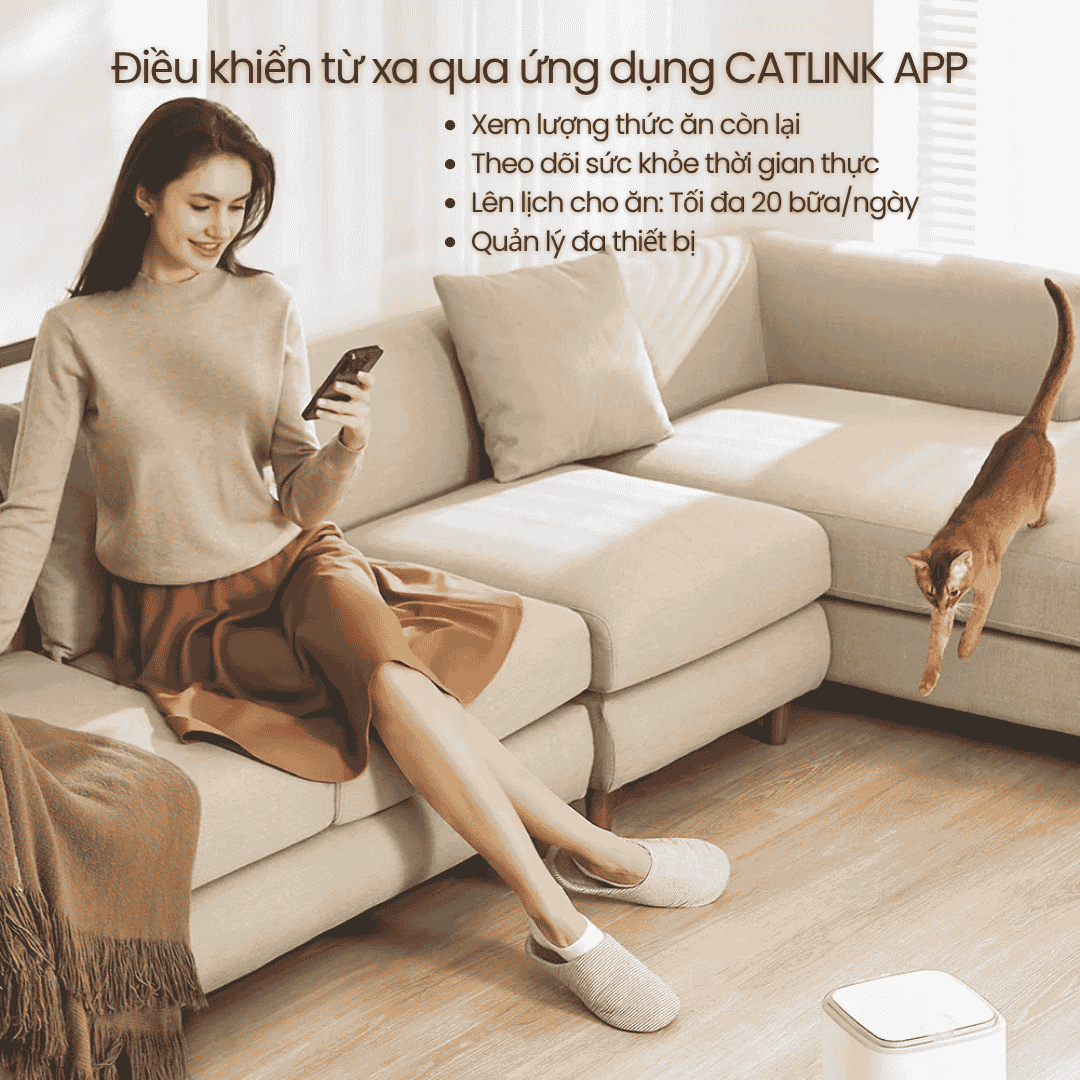 Catlink Rfid Fresh 2 – Máy Cho Mèo Ăn Tự Động