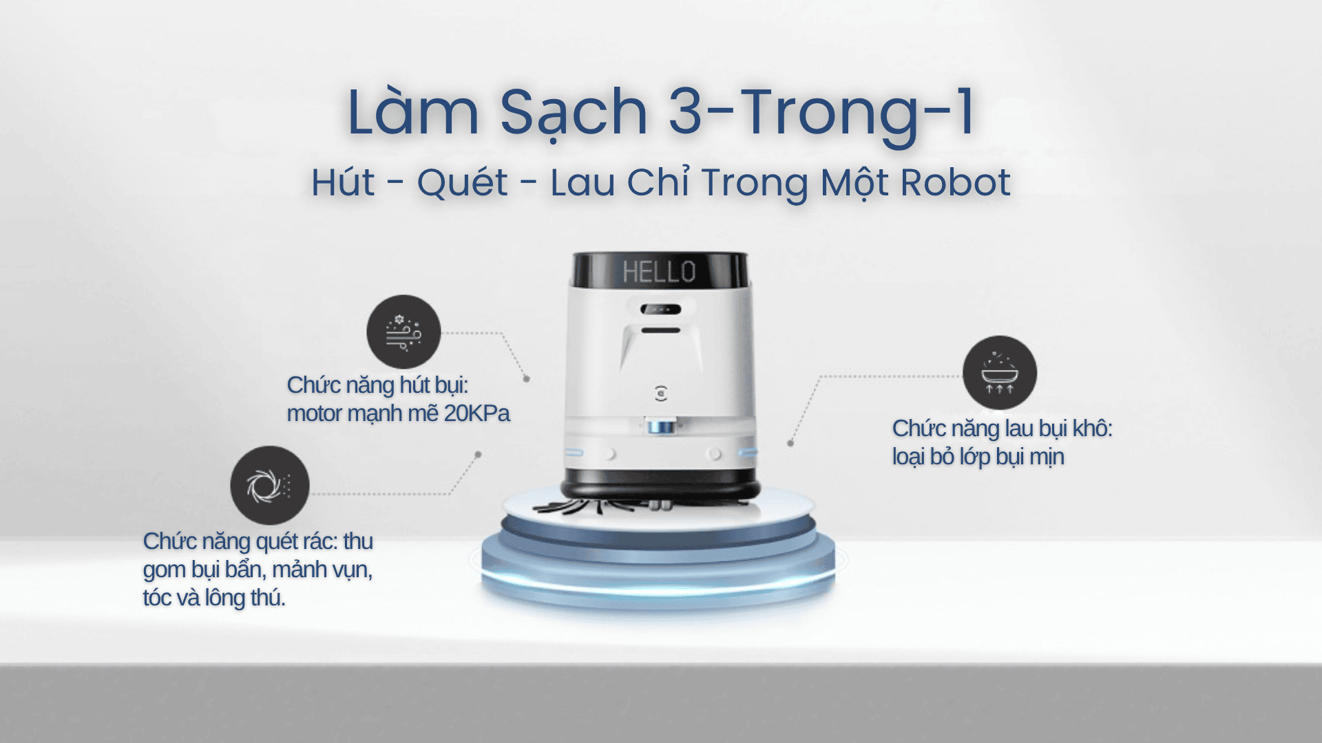 Ecovacs DEEBOT PRO K1 – Robot Hút Bụi Công Nghiệp