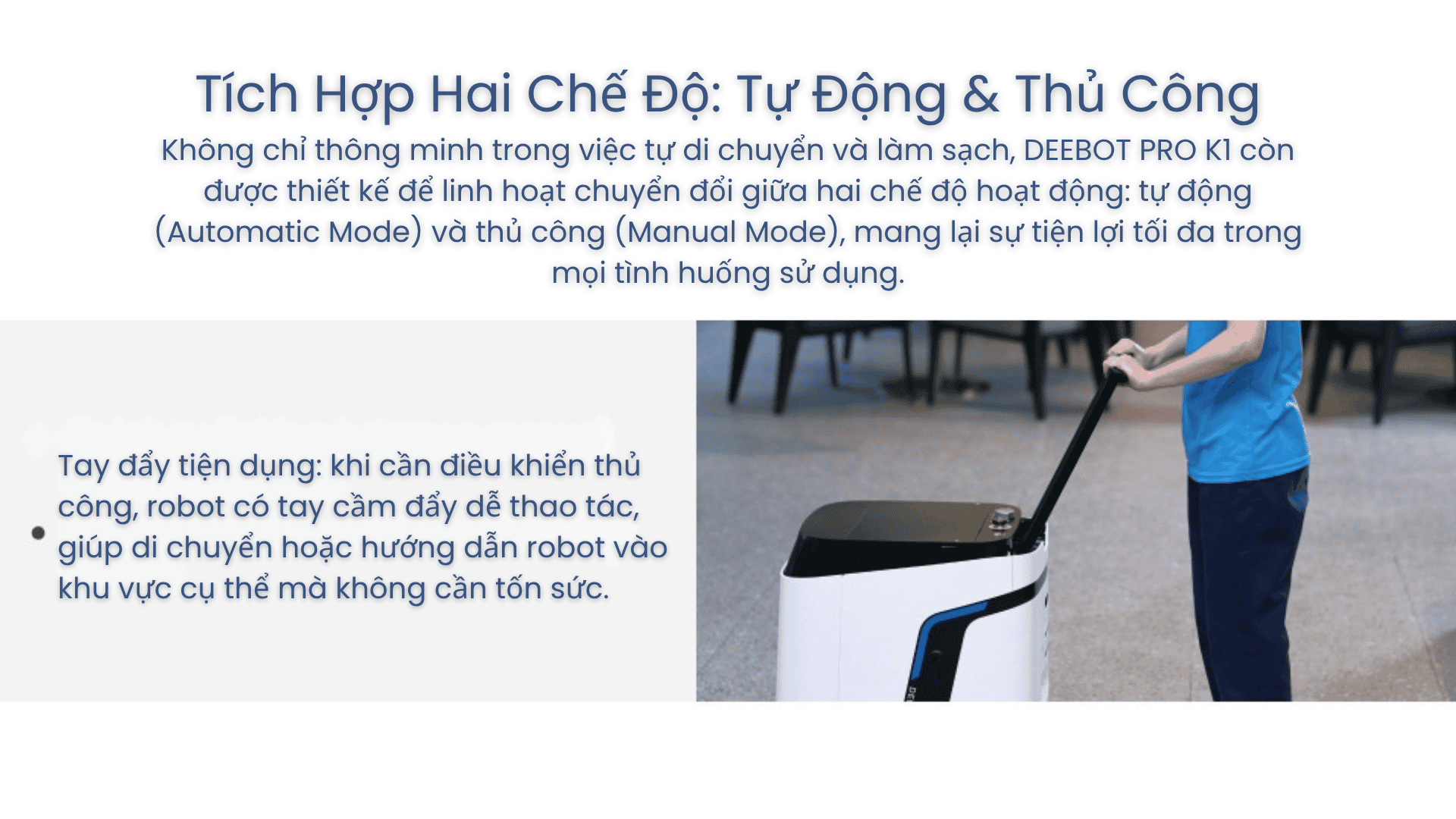 Ecovacs DEEBOT PRO K1 – Robot Hút Bụi Công Nghiệp