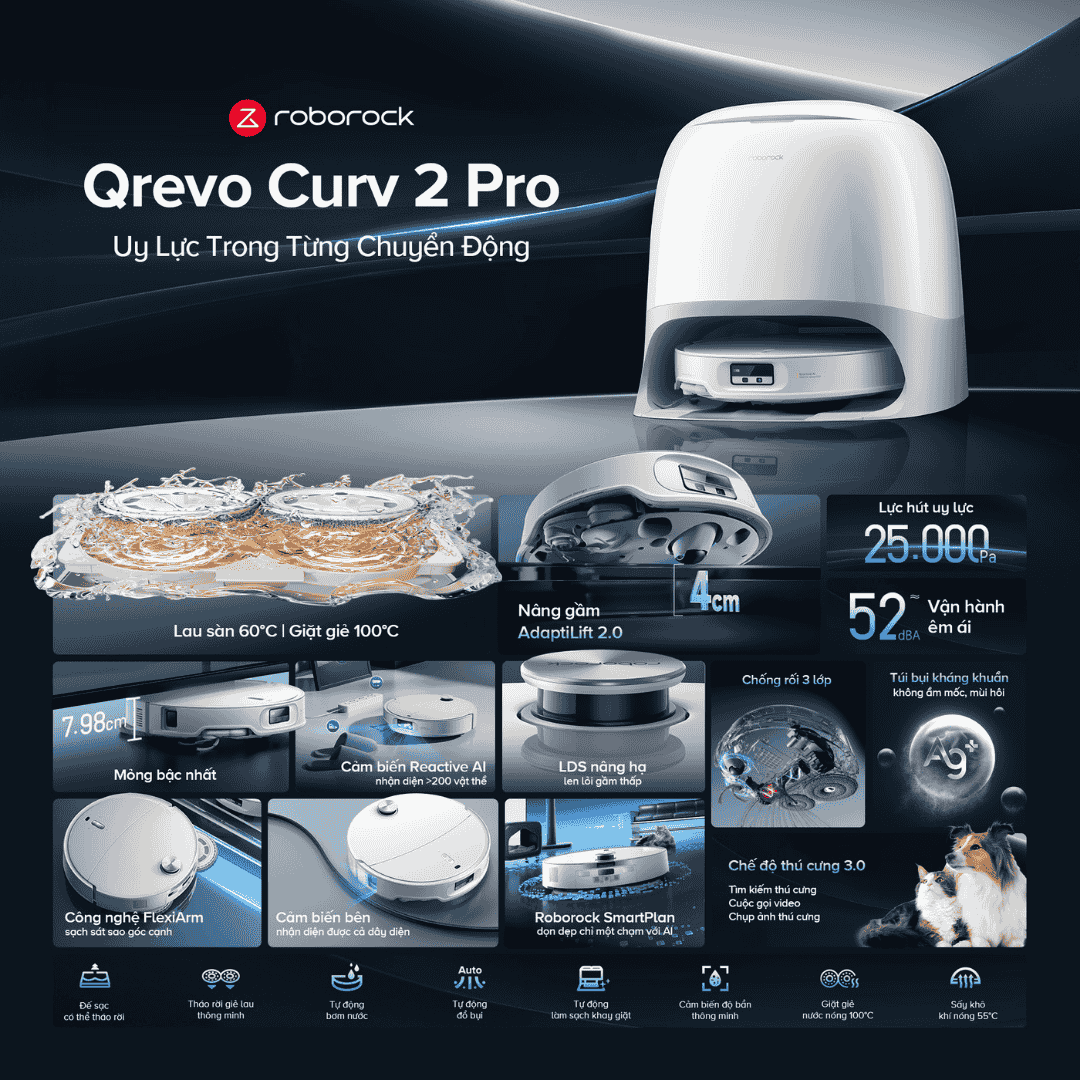 Roborock Qrevo Curv 2 Pro
