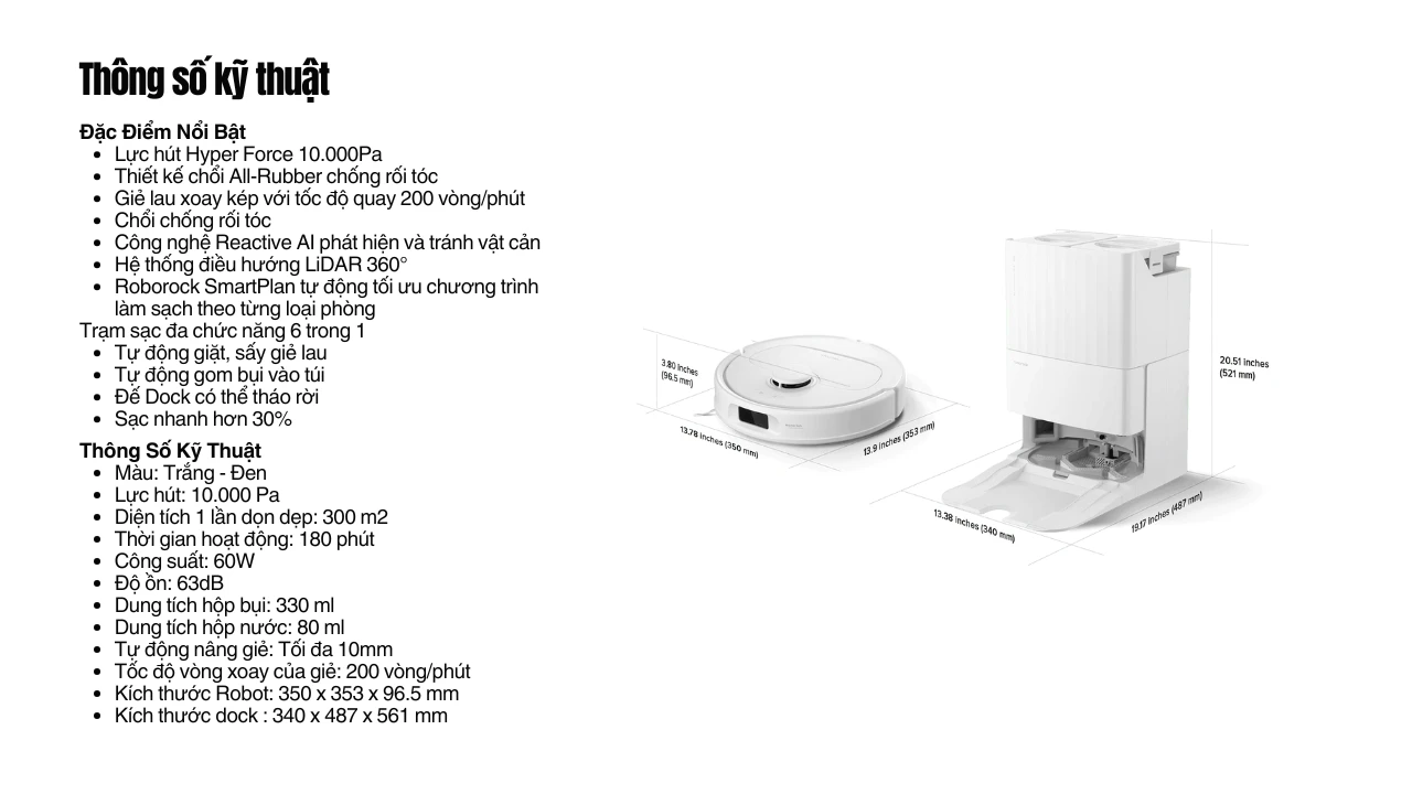 Robot hút bụi lau nhà Roborock Q Revo QR798