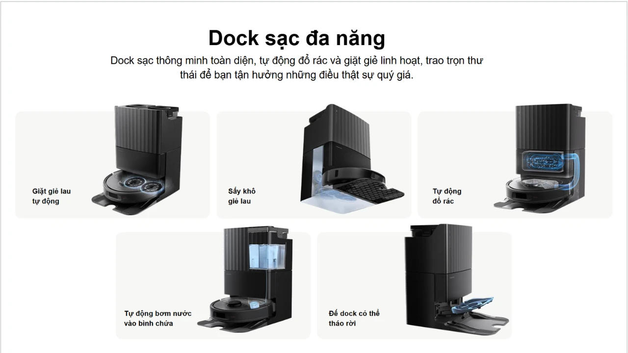 Robot hút bụi lau nhà Roborock Q Revo QR798