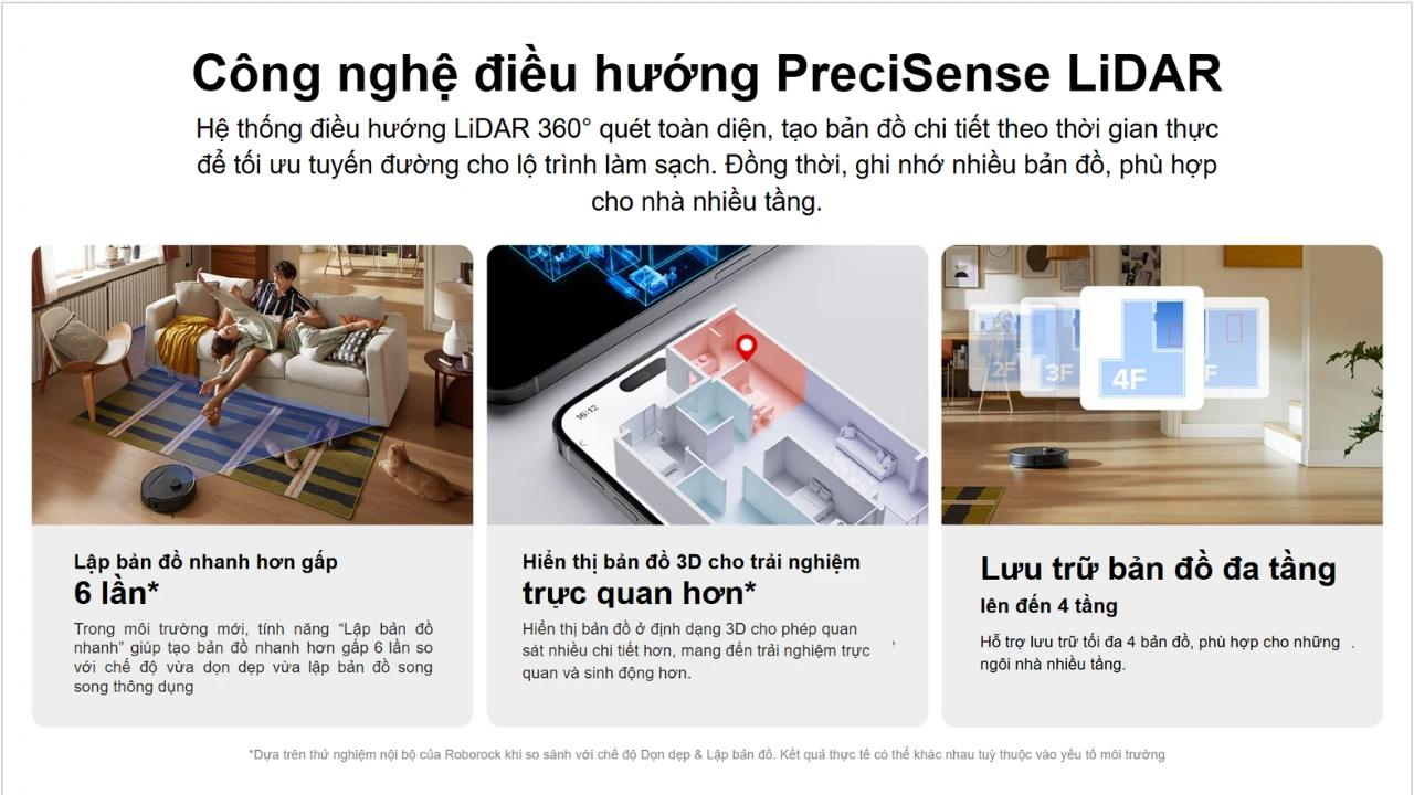 Robot hút bụi lau nhà Roborock Q Revo QR798