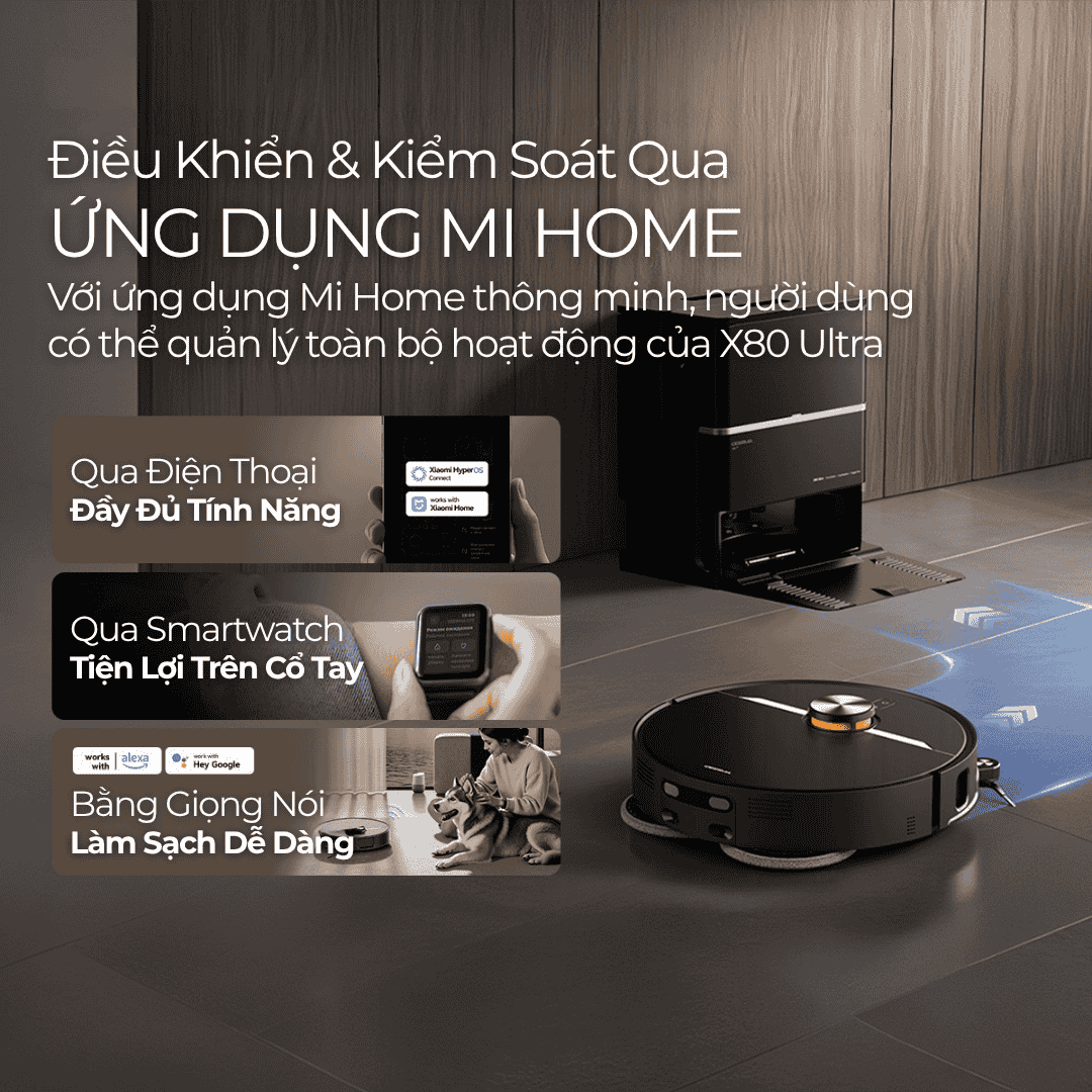 Deerma X80 Ultra  - Bảo hành 1 năm