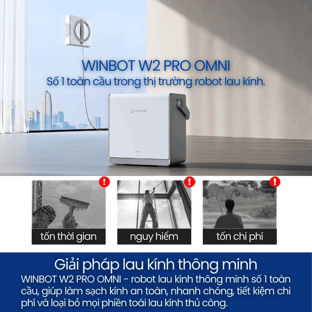 WINBOT W2 PRO OMNI - BH 12 Tháng