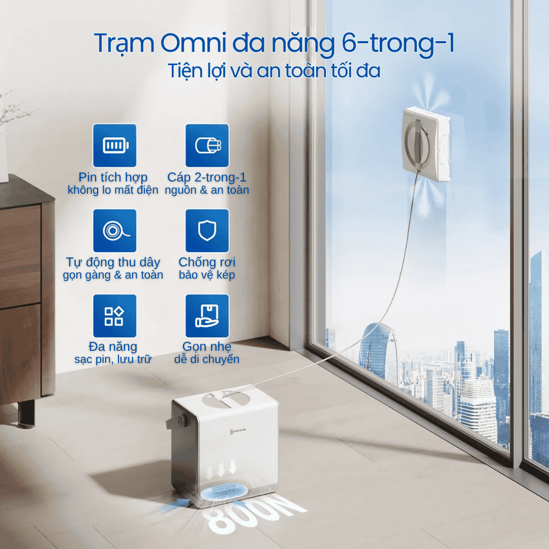 WINBOT W2 PRO OMNI - BH 12 Tháng