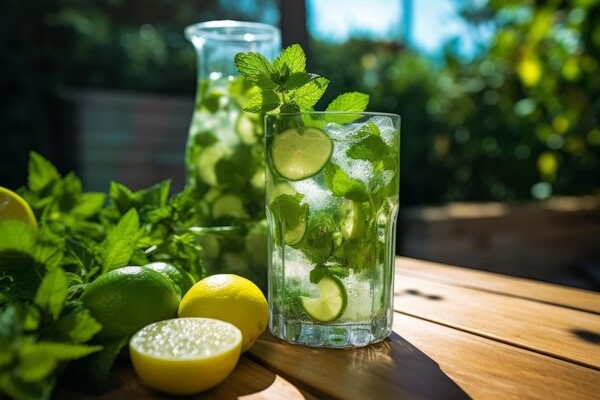 Mojito táo xanh bạc hà thơm ngon, giải tỏa căng thẳng