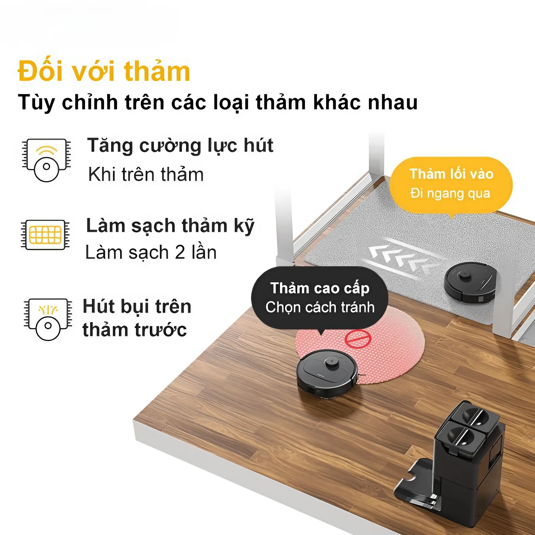 Robot hút bụi lau nhà Roborock Q Revo S - Bản Quốc Tế bảo hành 24 tháng