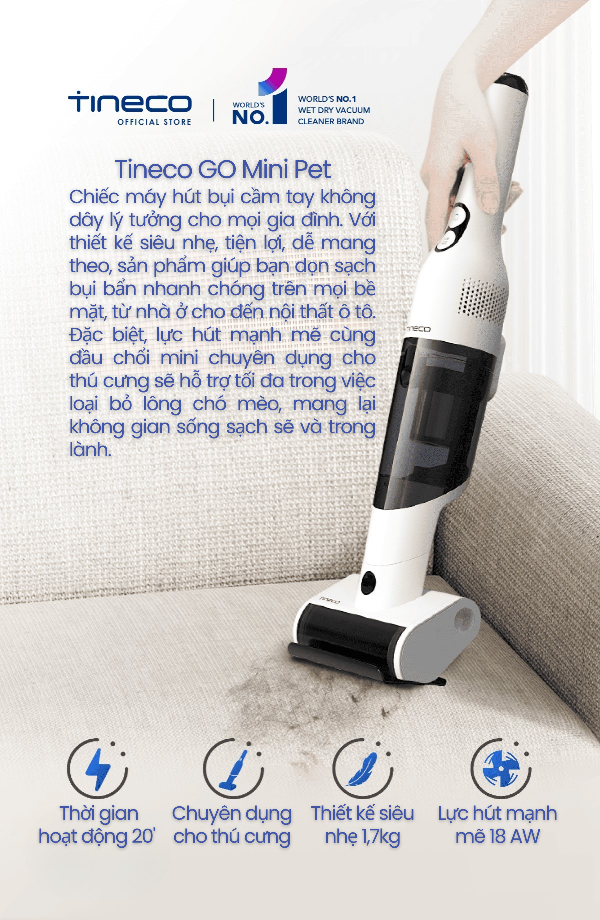 Tineco GO Mini Pet