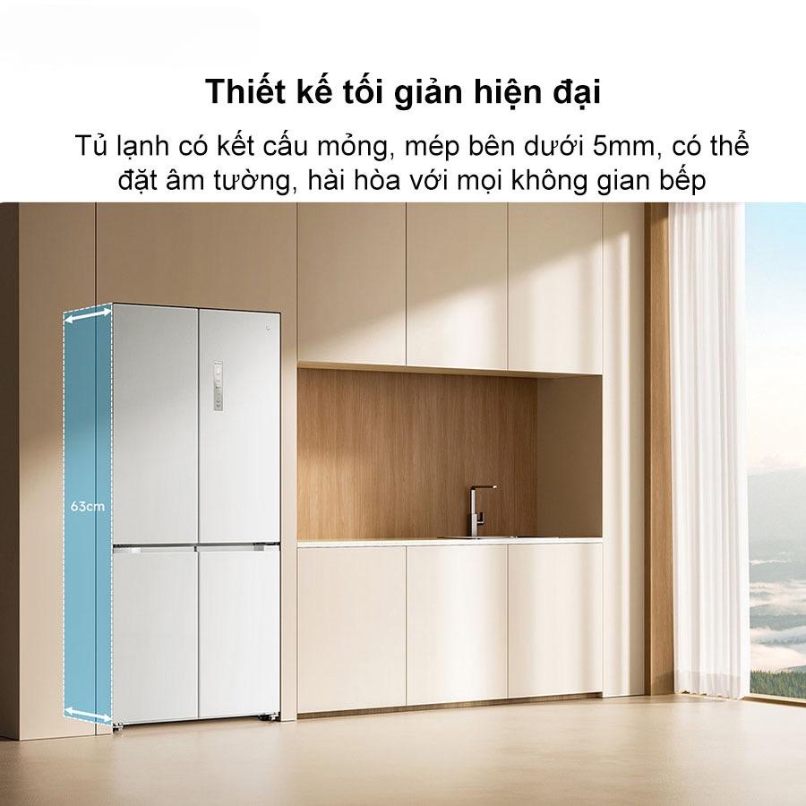 Tủ lạnh Xiaomi Mijia 521L 4 cánh – Thiết kế âm tường hiện đại