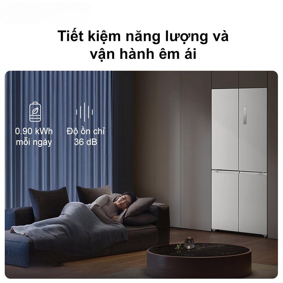 Tủ lạnh Xiaomi Mijia 521L 4 cánh – Thiết kế âm tường hiện đại