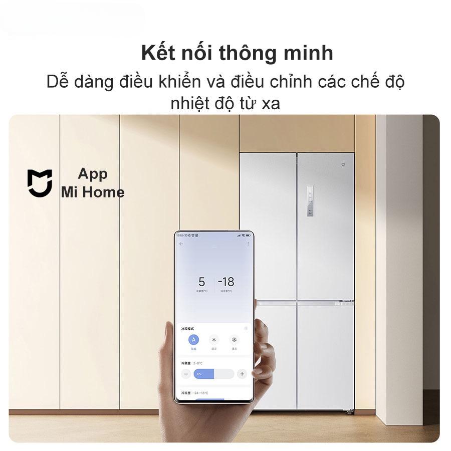 Tủ lạnh Xiaomi Mijia 521L 4 cánh – Thiết kế âm tường hiện đại