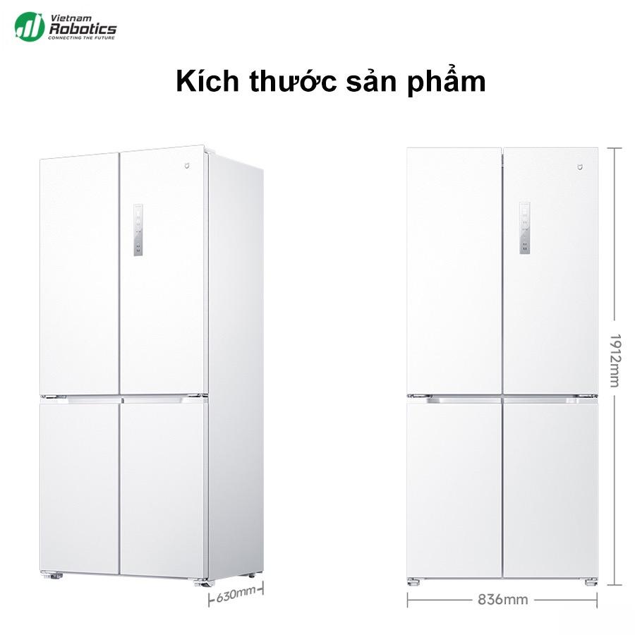 Tủ lạnh Xiaomi Mijia 521L 4 cánh – Thiết kế âm tường hiện đại