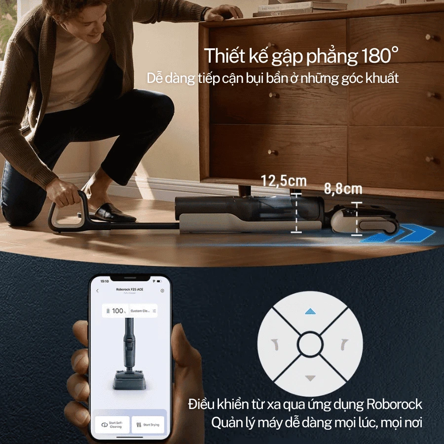 Máy hút bụi lau nhà cầm tay Roborock F25 ACE