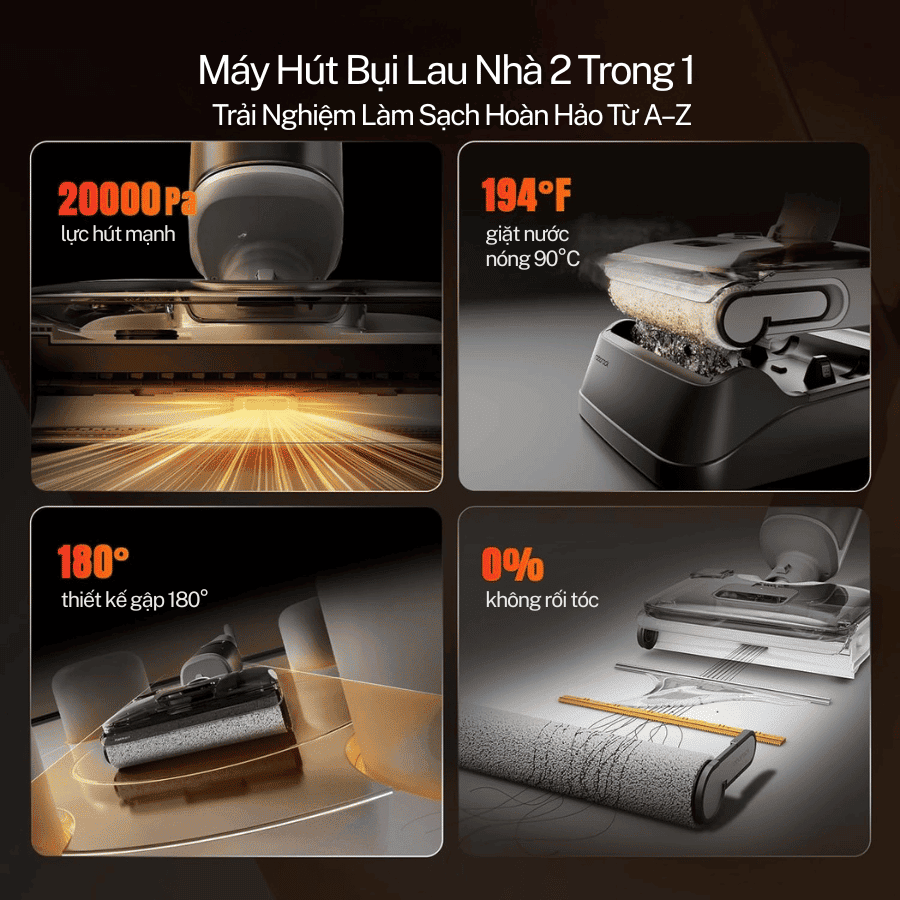 Máy hút bụi lau nhà cầm tay Roborock F25 RT