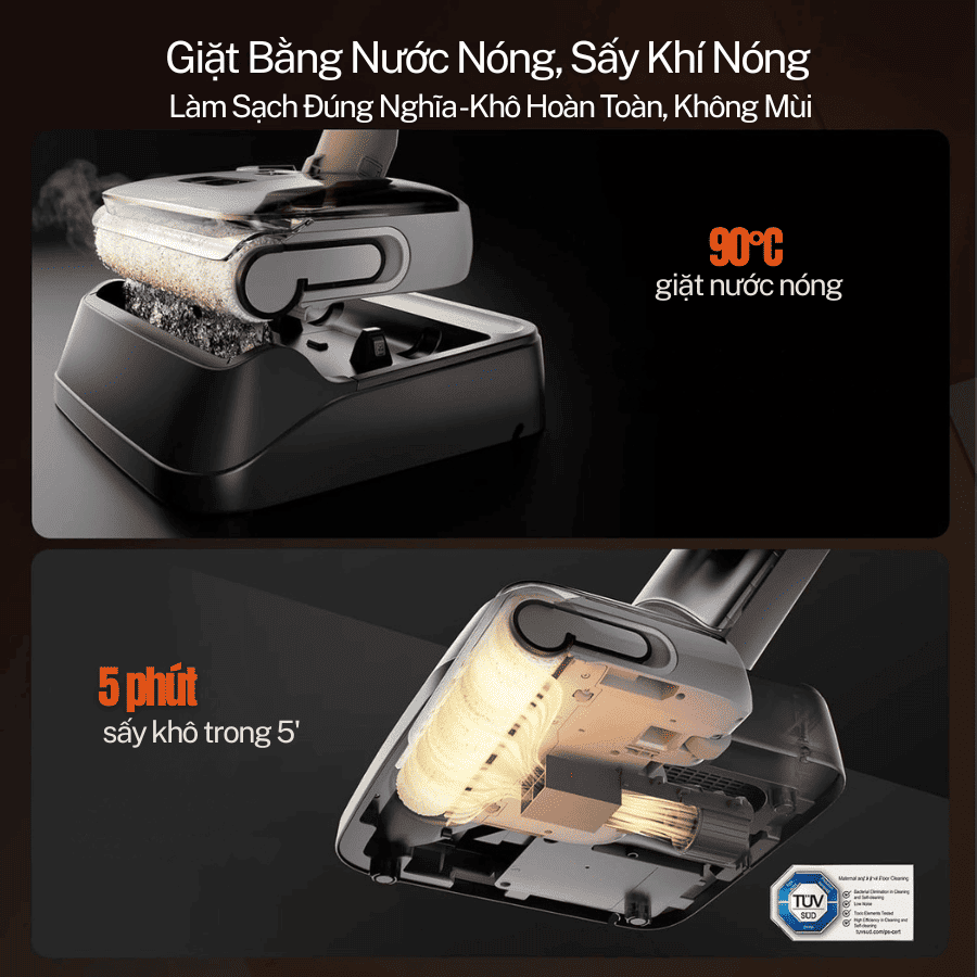 Máy hút bụi lau nhà cầm tay Roborock F25 RT