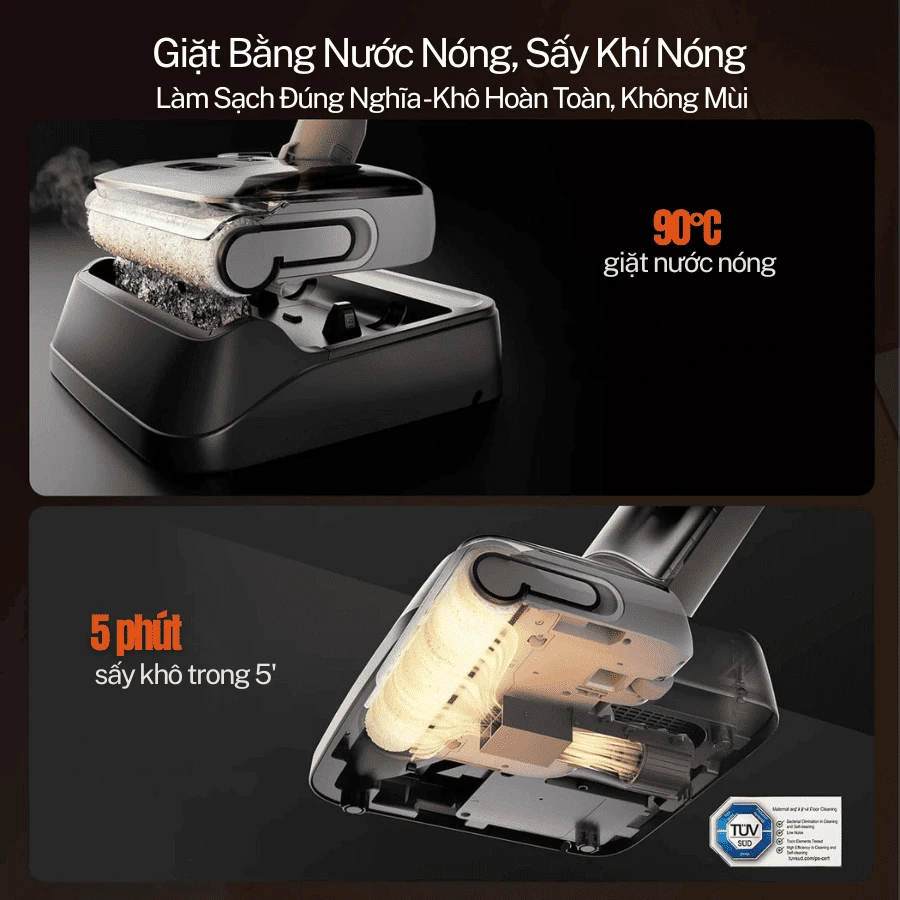 Máy hút bụi lau nhà cầm tay Roborock F25 RT