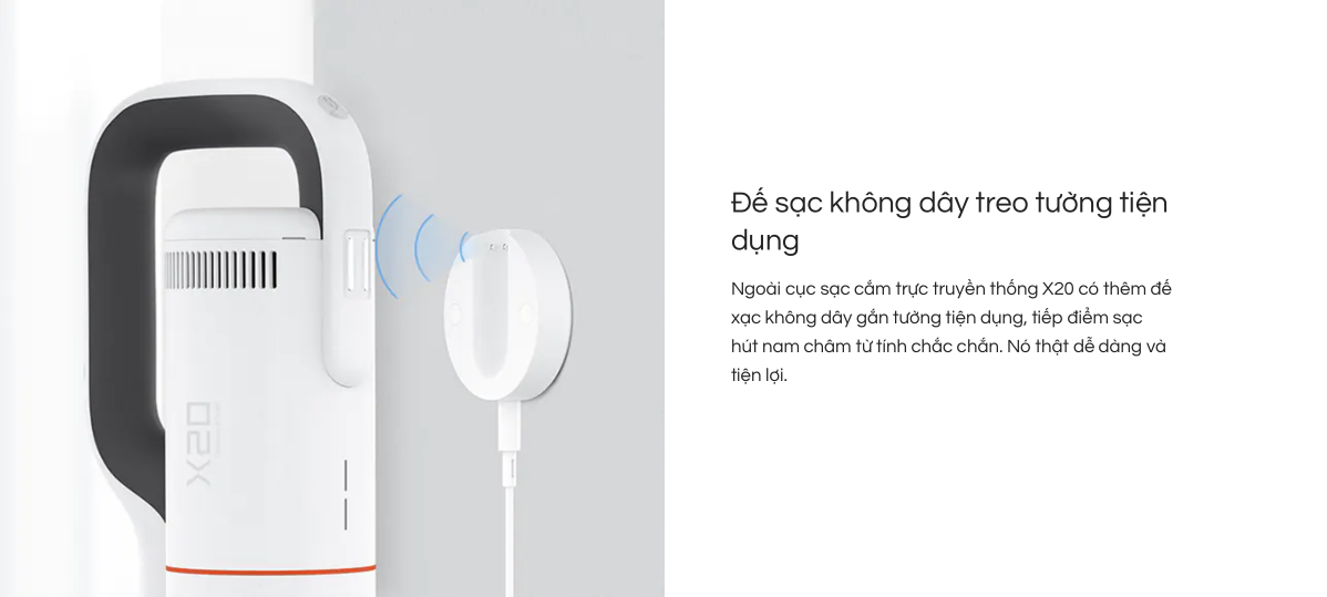 Máy hút bụi lau nhà cầm tay Xiaomi Roidmi X20