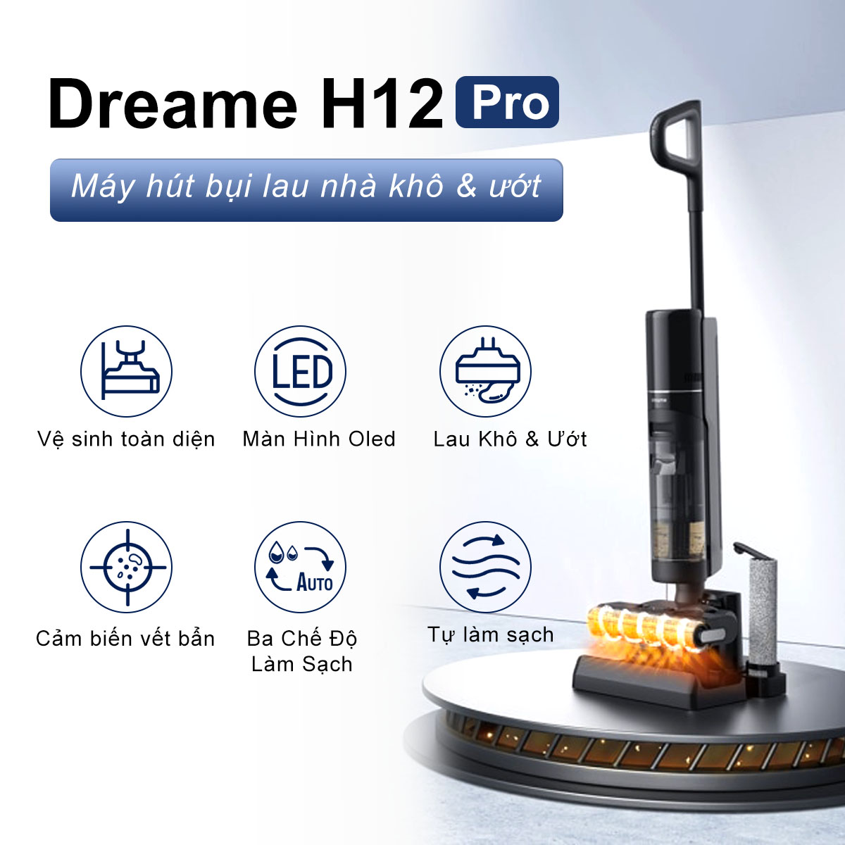 Máy Hút Bụi Lau Nhà Dreame H12 Pro