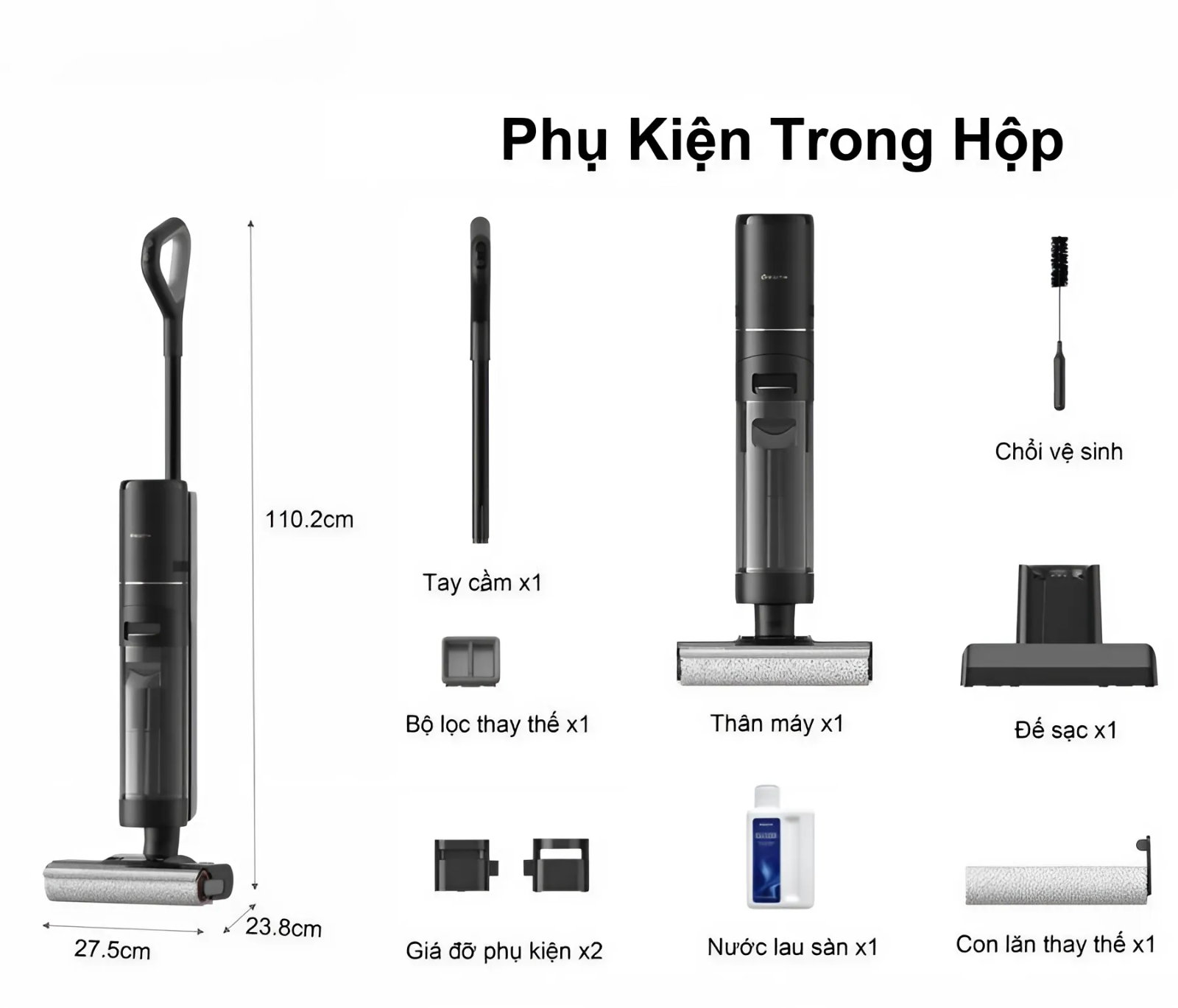 Máy Hút Bụi Lau Nhà Dreame H12 Pro