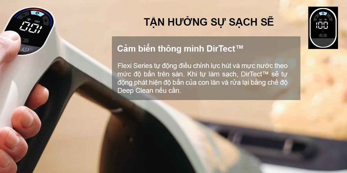 Máy hút bụi lau nhà Roborock Flexi Pro - Bản Quốc Tế