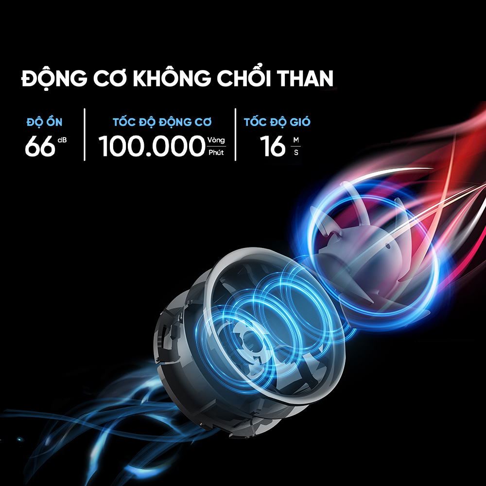 Máy sấy tóc đứng tạo ion âm Vietnam Robovac AD4