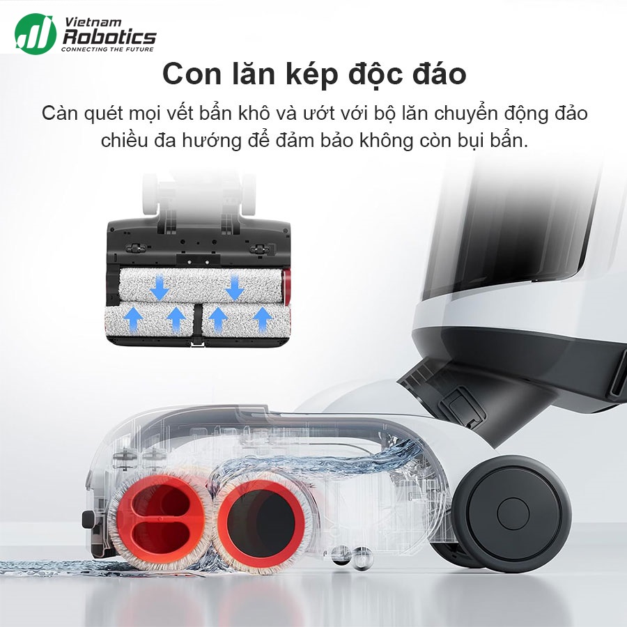 Máy hút bụi lau nhà ướt và khô Roborock Dyad Pro Combo – Bản Quốc Tế