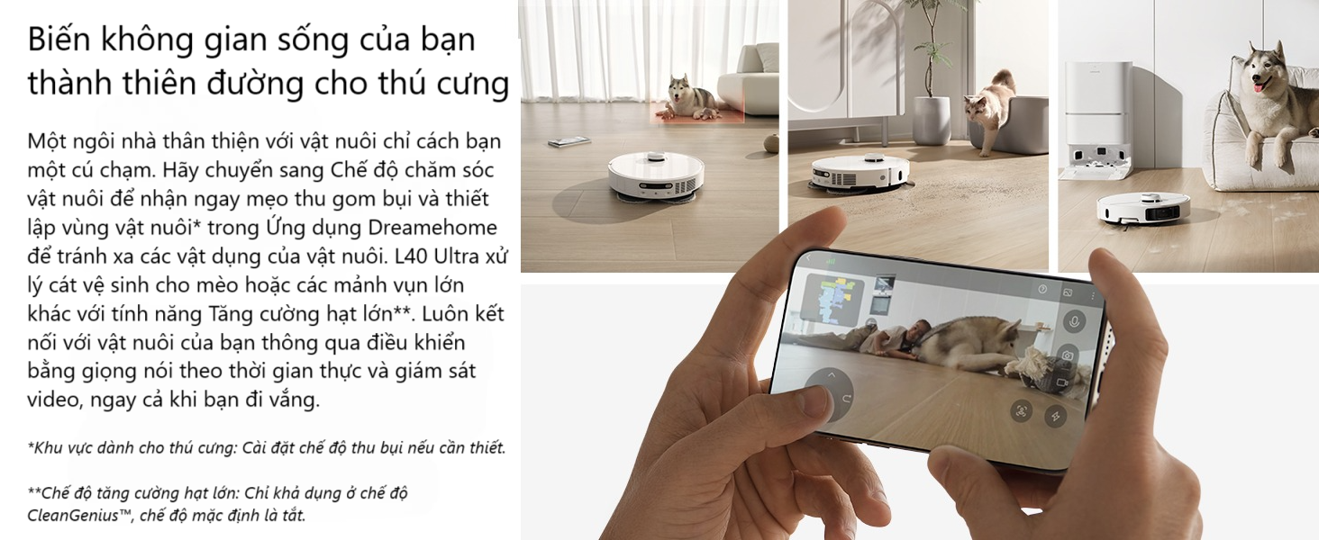 Robot hút bụi lau nhà Dreame L40 Ultra