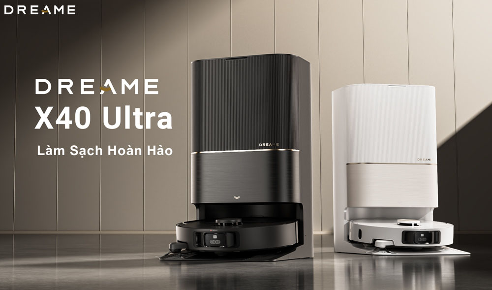 Robot hút bụi lau nhà Dreame X40 Ultra – Bản Quốc Tế