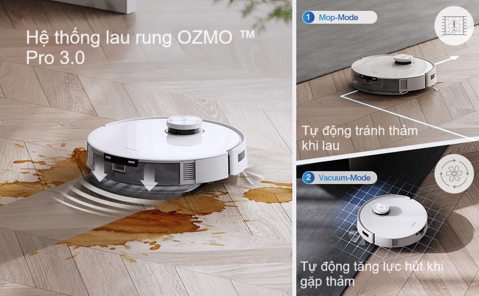 Robot Hút Bụi Ecovacs Deebot T10 - Plus, Bản Quốc Tế