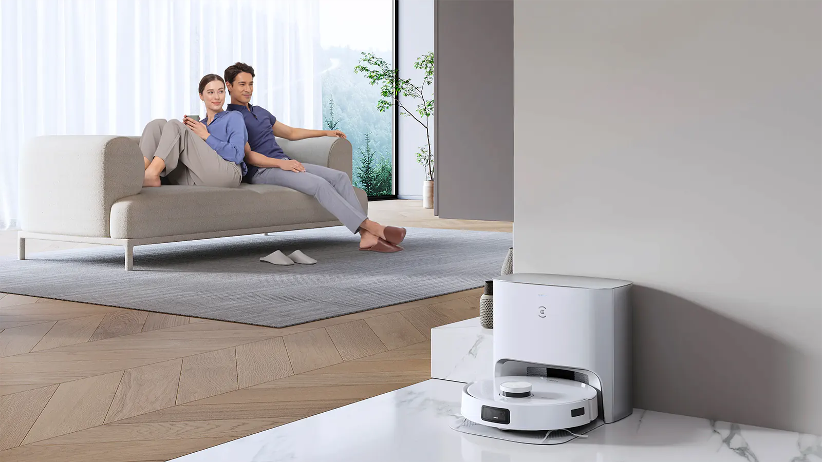 Robot Hút Bụi Ecovacs Deebot T10 - Plus, Bản Quốc Tế