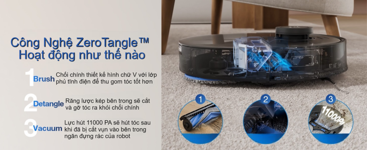 Robot hút bụi lau nhà Ecovacs Deebot T30S Pro 2025 - Bản Quốc Tế