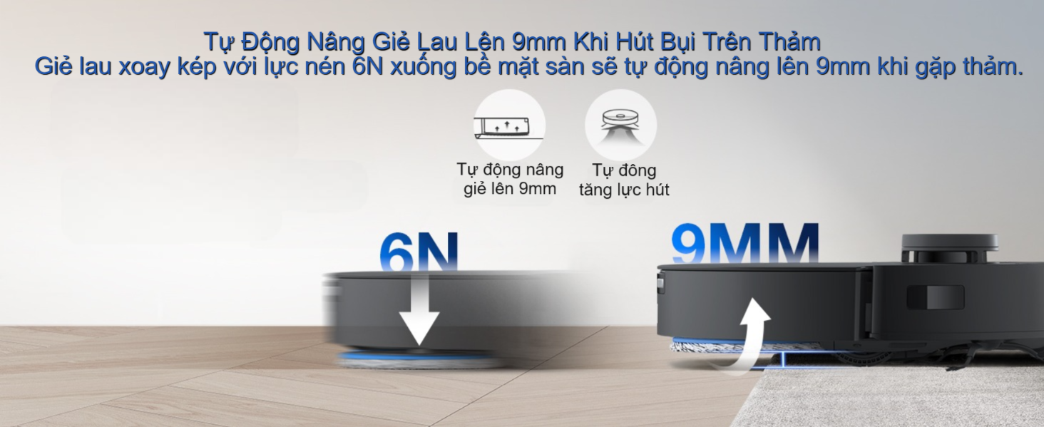 Robot hút bụi lau nhà Ecovacs Deebot T30S Pro 2025 - Bản Quốc Tế