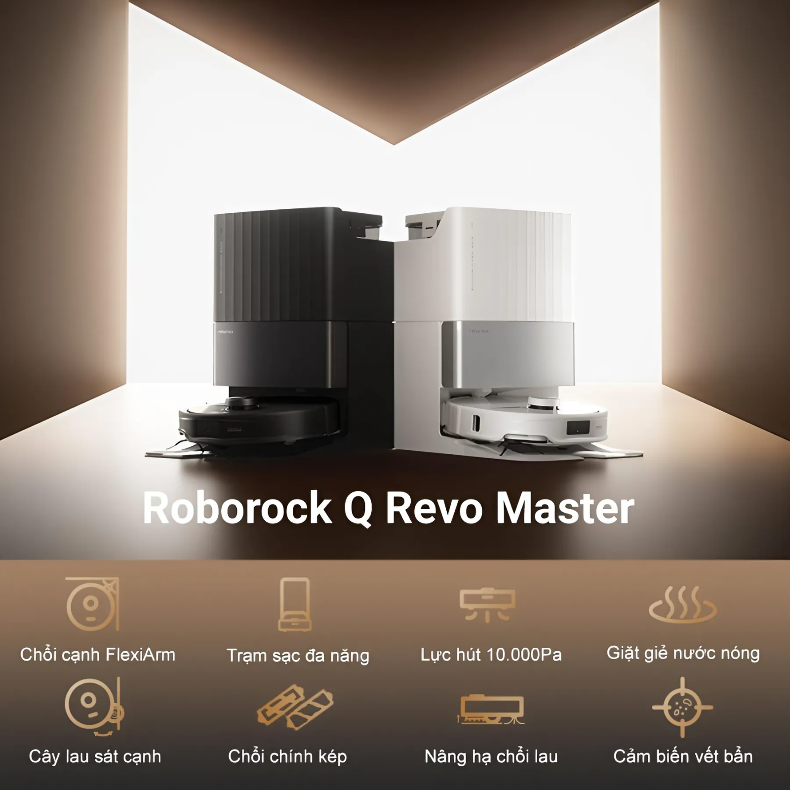 Robot hút bụi lau nhà Roborock Q Revo Master - Bản Quốc Tế