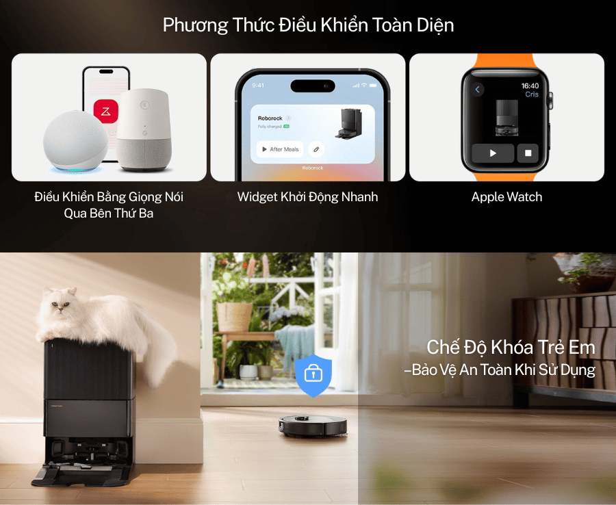 Robot Hút Bụi Lau Nhà Roborock Q Revo 5AE