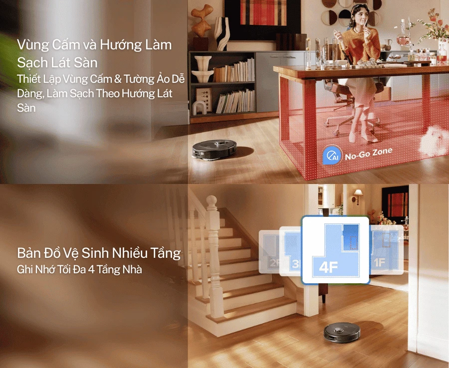 Robot Hút Bụi Lau Nhà Roborock Q Revo 5AE