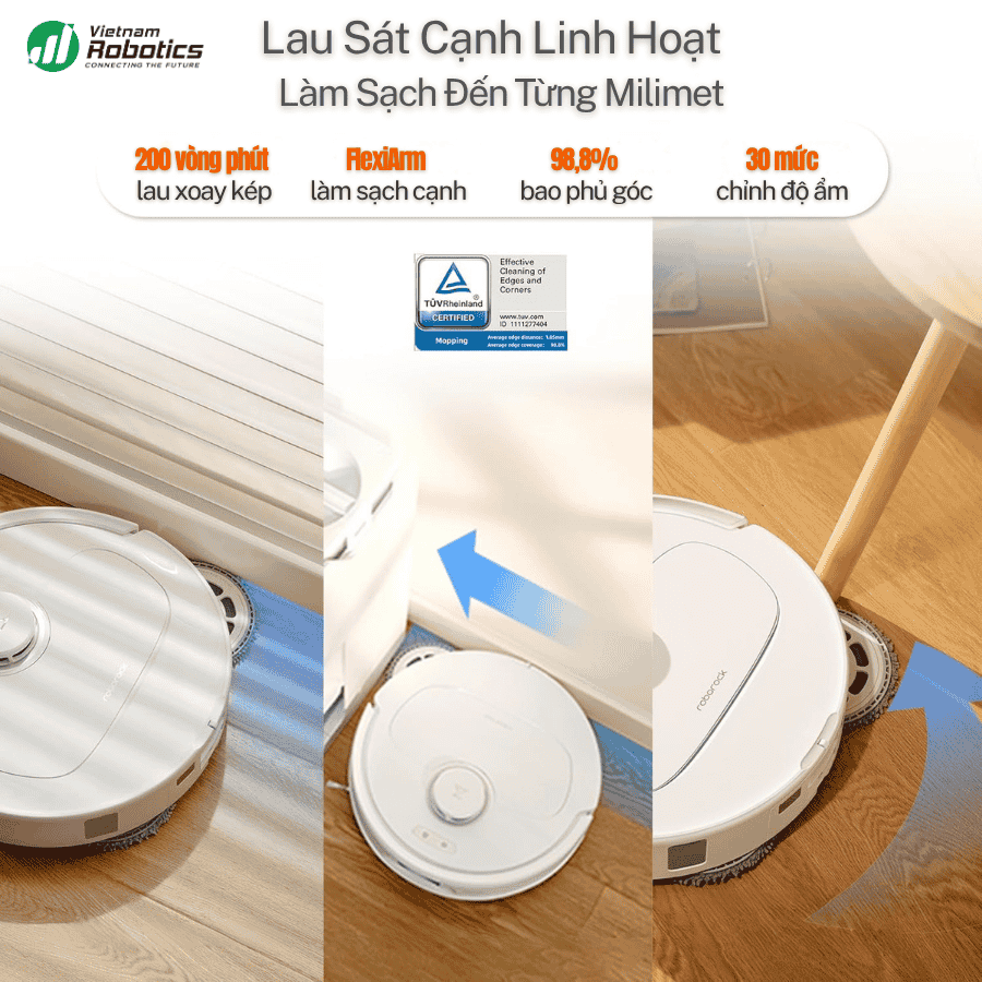  Robot Hút Bụi Lau Nhà Roborock Q Revo MaxV - Bảo Hành 24Th