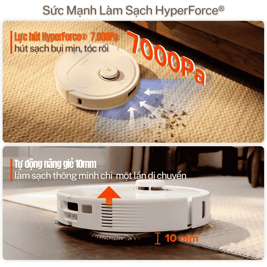  Robot Hút Bụi Lau Nhà Roborock Q Revo MaxV - Bảo Hành 24Th