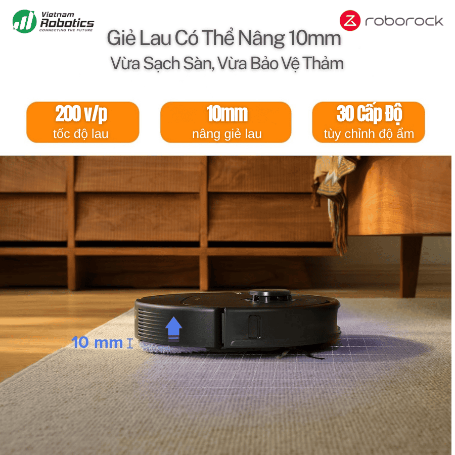  Robot Hút Bụi Lau Nhà Roborock Q Revo Pro - Bảo Hành 24Th