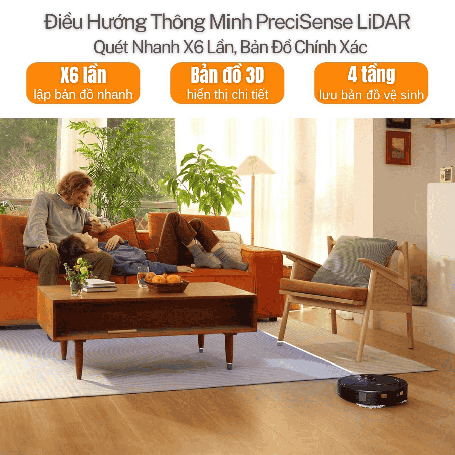  Robot Hút Bụi Lau Nhà Roborock Q Revo Pro - Bảo Hành 24Th