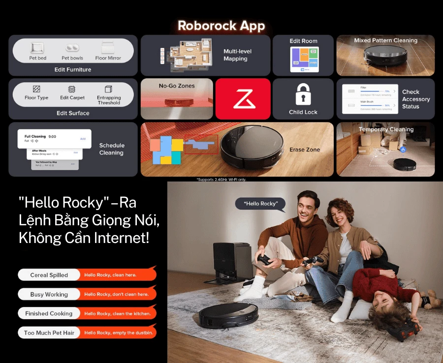 Robot Hút Bụi Lau Nhà Roborock Saros 10R - Bảo Hành 24Th